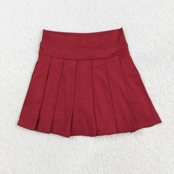 RTS toddler clothes matching clothing solid color skirt  kids summer yoga clothing 2 -2025.8.6