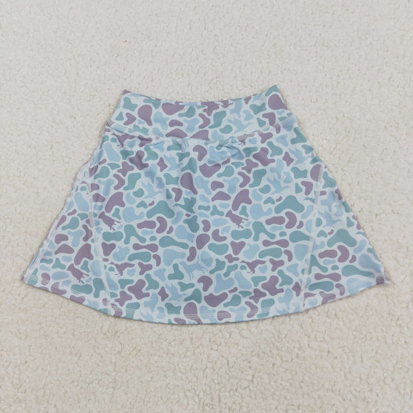RTS toddler clothes matching clothing camo print girls kids Yoga skirt-2025.9.8