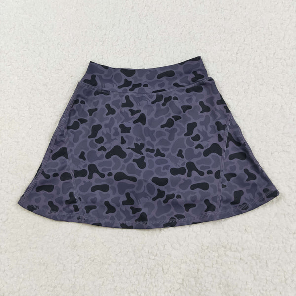 RTS toddler clothes matching clothing camo print girls kids Yoga skirt-2025.9.8