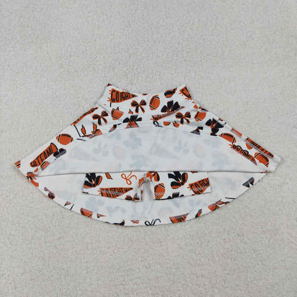 RTS toddler clothes matching clothing go team print girls kids Yoga skirt-2025.11.11