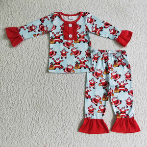 GLP0082 RTS baby girl clothes red girl christmas outfit-promotion 2024.10.26 $5.5