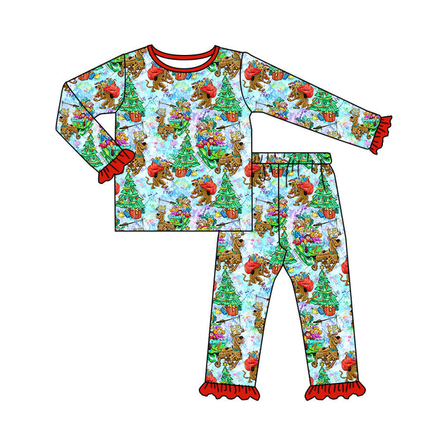 GLP0242 baby girl clothing sleepwear girl christmas pajamas-promotion 2024.10.19 $5.5