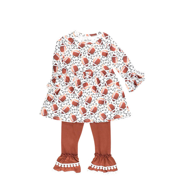 baby girl clothes matching football clothes