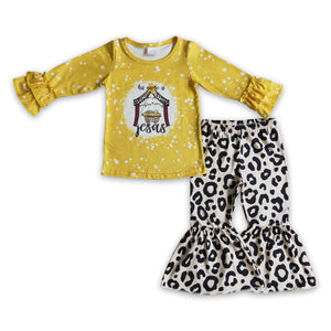 GLP0274 baby winter clothes yellow jesus winter outfits