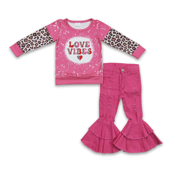 GLP0412 baby girl clothes valentines day outfits