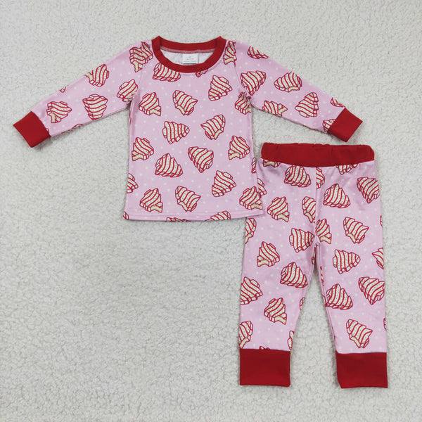 RTS toddler clothes matching cakes print clothing  mama kids christmas clothes-2025.11.4