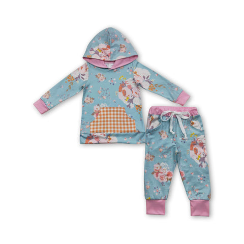 GLP0546 toddler girl clothes hoodies girl winter outfit