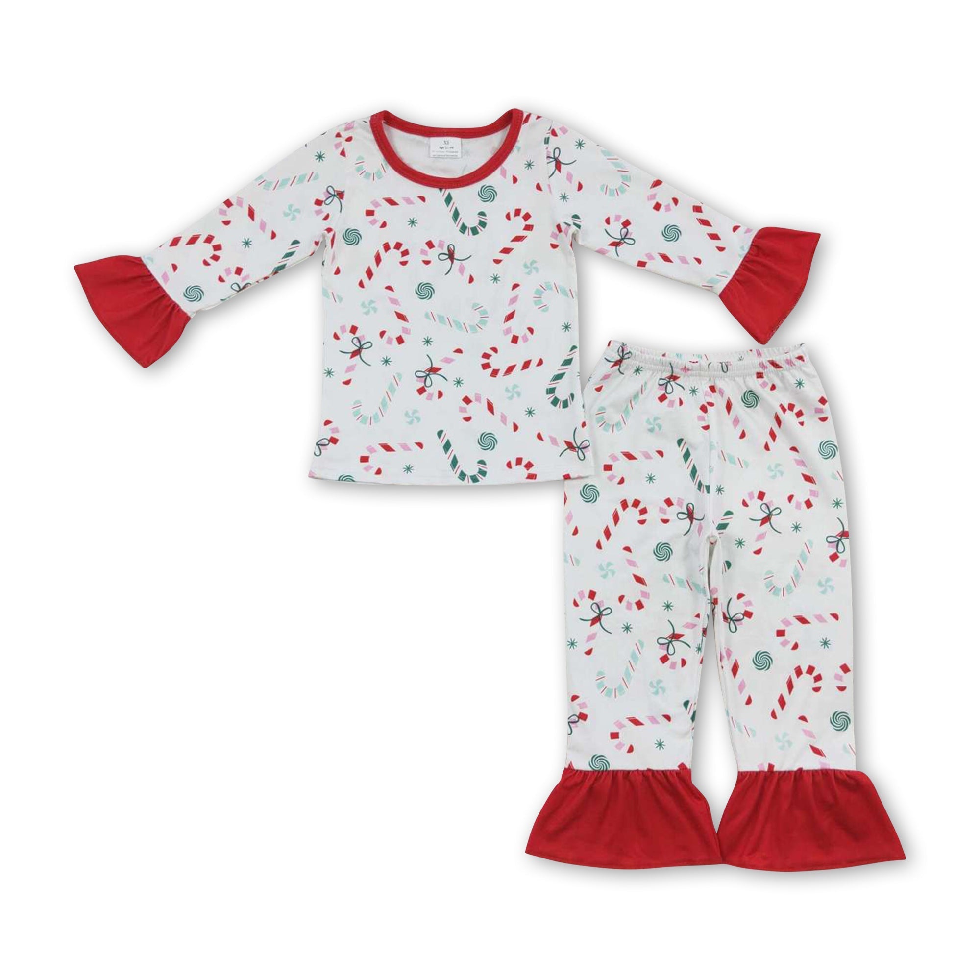 GLP0610 RTS toddler girl clothes girl winter pajamas set