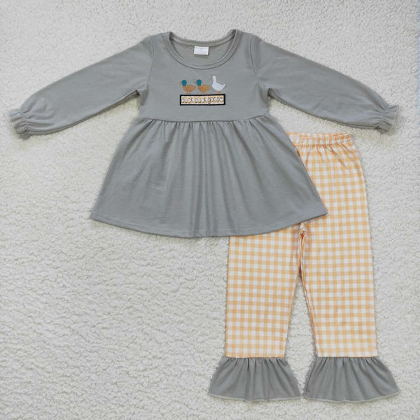 GLP0724 toddler girl clothes duck girl winter outfit