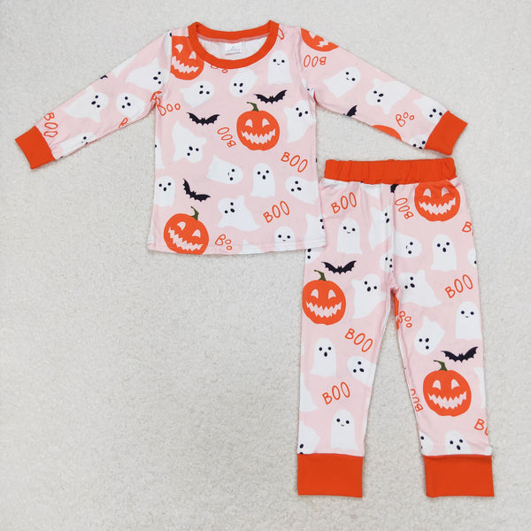 GLP1198 RTS  toddler girl clothes girl  halloween pajamas set