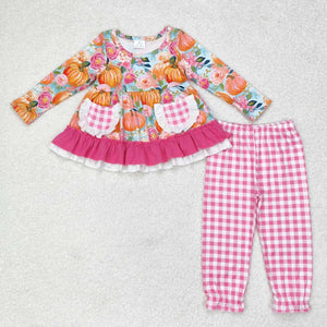 GLP1233 RTS  toddler girl clothes pumpkin girl winter outfit 2024.6.10