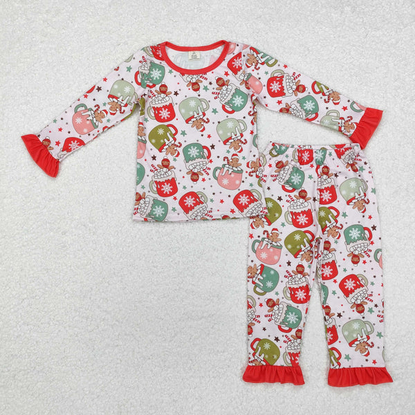 RTS toddler clothes matching coffee print clothing  mama kids christmas clothes-2025.11.5