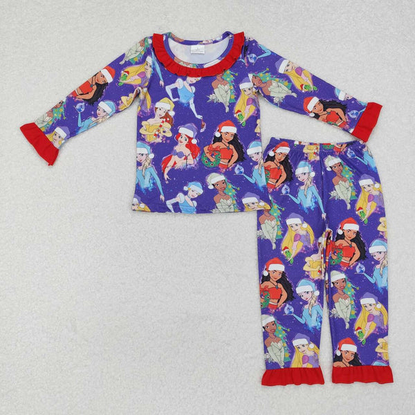 RTS baby girl clothes cartoon princess matching girl christmas clothes