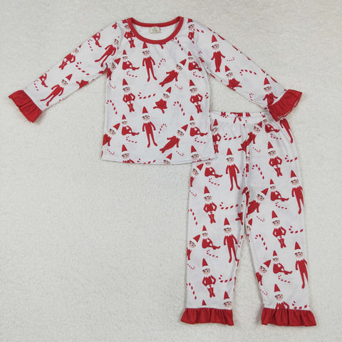 GLP1866 RTS  toddler girl clothes baby girl winter christmas set-bamboo