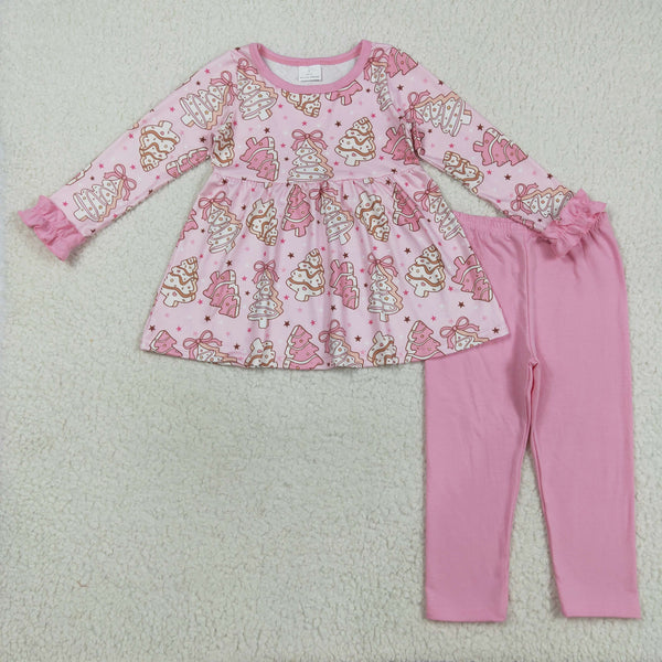 GLP2471 RTS girl clothes cakes girl christmas winter set