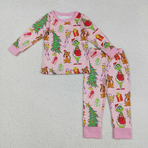 RTS kids matching clothing cartoon print clothing kids christmas clothing-2025.9.5
