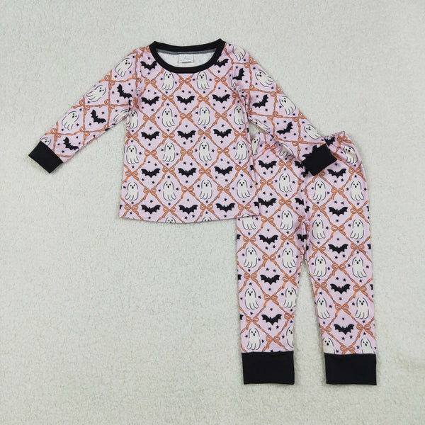 RTS kids matching clothing ghost bat print clothing baby halloween clothing-2025.9.13