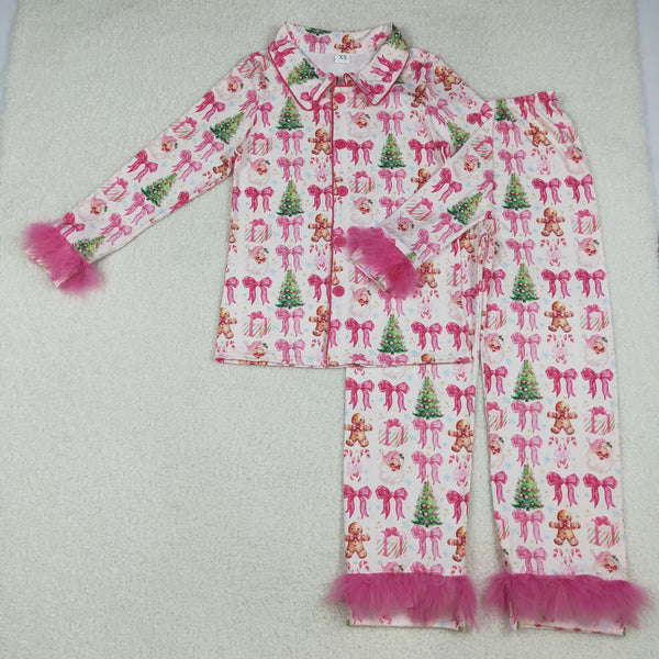 RTS Adult clothes matching santa print clothing  mama christmas clothes-2025.10.14