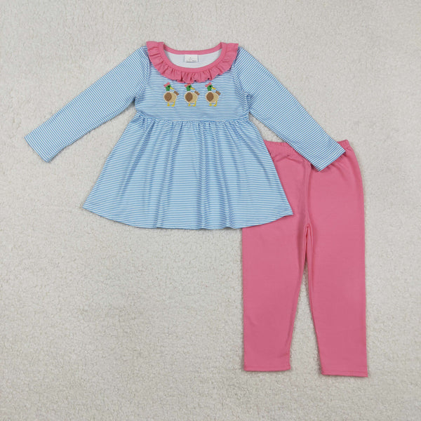 RTS kids matching clothing embroidered mallard print clothing girl winter clothing-2025.11.27