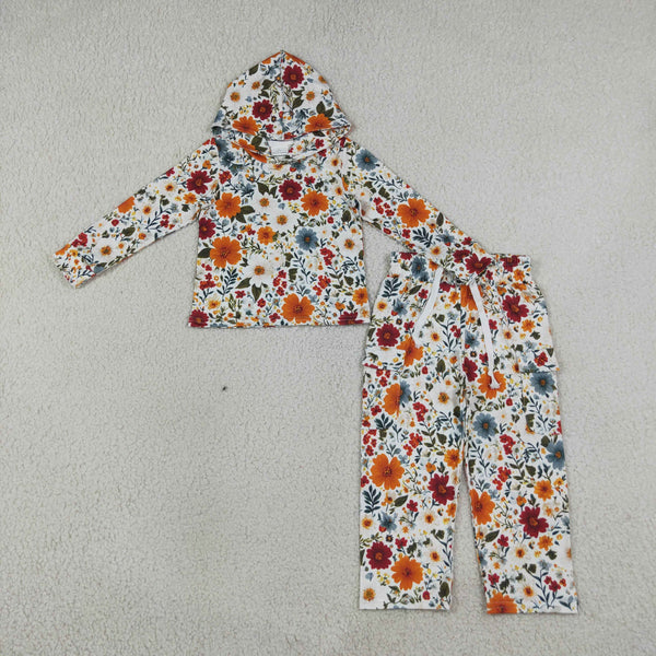 RTS GLP3321 kids girl clothes leaves girl fall winter clothes hoodies outfit