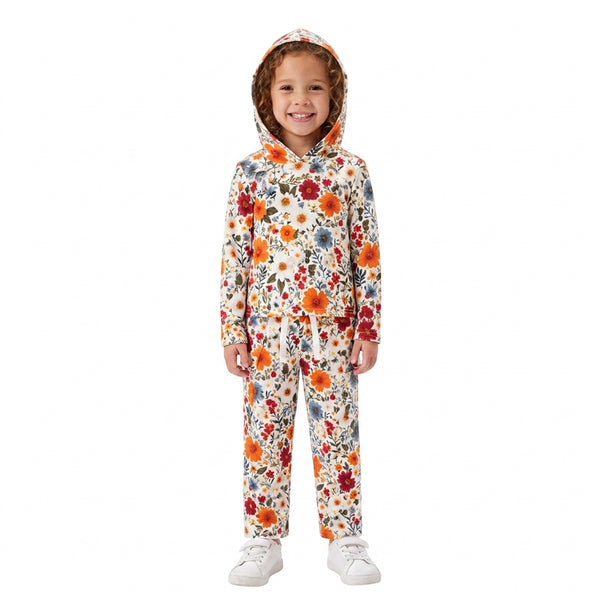 RTS GLP3321 kids girl clothes leaves girl fall winter clothes hoodies outfit