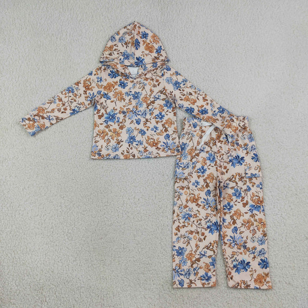 GLP3323 RTS kids girl clothes leaves girl fall winter clothes hoodies outfit