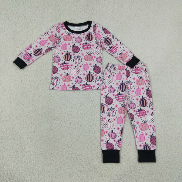 RTS GLP3357 baby girl clothes halloween fruit print long sleeve pant outfit