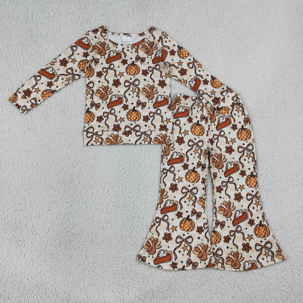 RTS  Matching clothing kids turkey print clothes baby thanksgiving clothing-2026.7.30