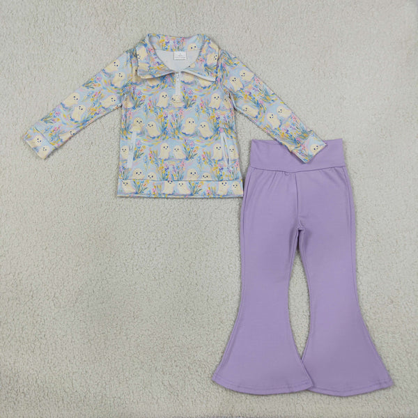 RTS GLP3506 baby girl clothes floral print toddler girl long sleeve outfit 2026.9.3