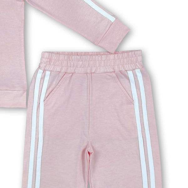 RTS GLP3860  toddler girl clothes cotton girl winter outfit pants set