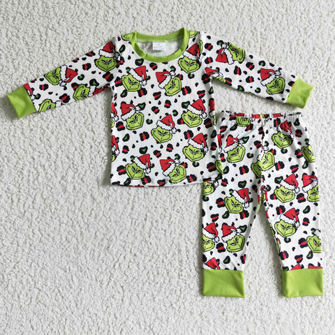 BLP0076 sleepwear kids clothes boys cartoon christmas pajamas-promotion 2024.10.19 $5.5