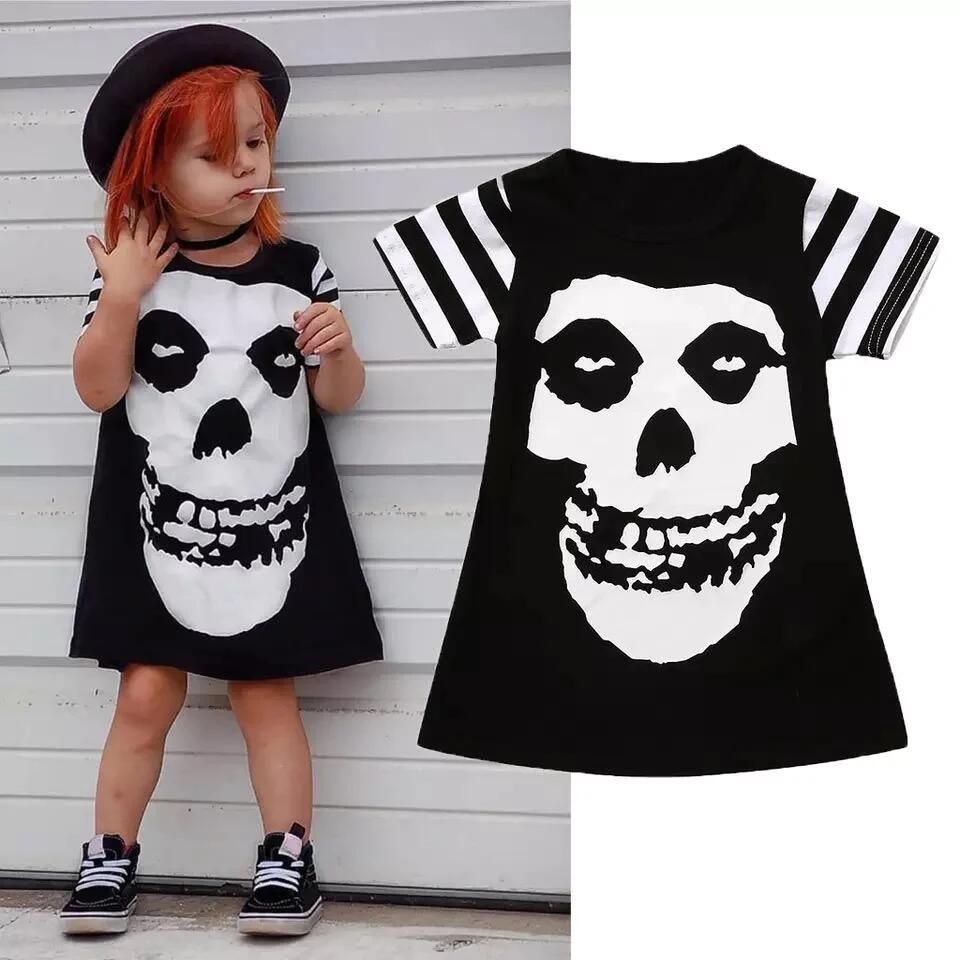 GSD0137 RTS baby girl clothes girl halloween short sleeve dress-promotion 2024.8.17 $5.5