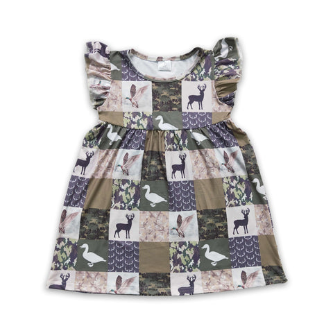 GSD0152 baby girl clothes deer pear summer dress-promotion 6.1 $5.5