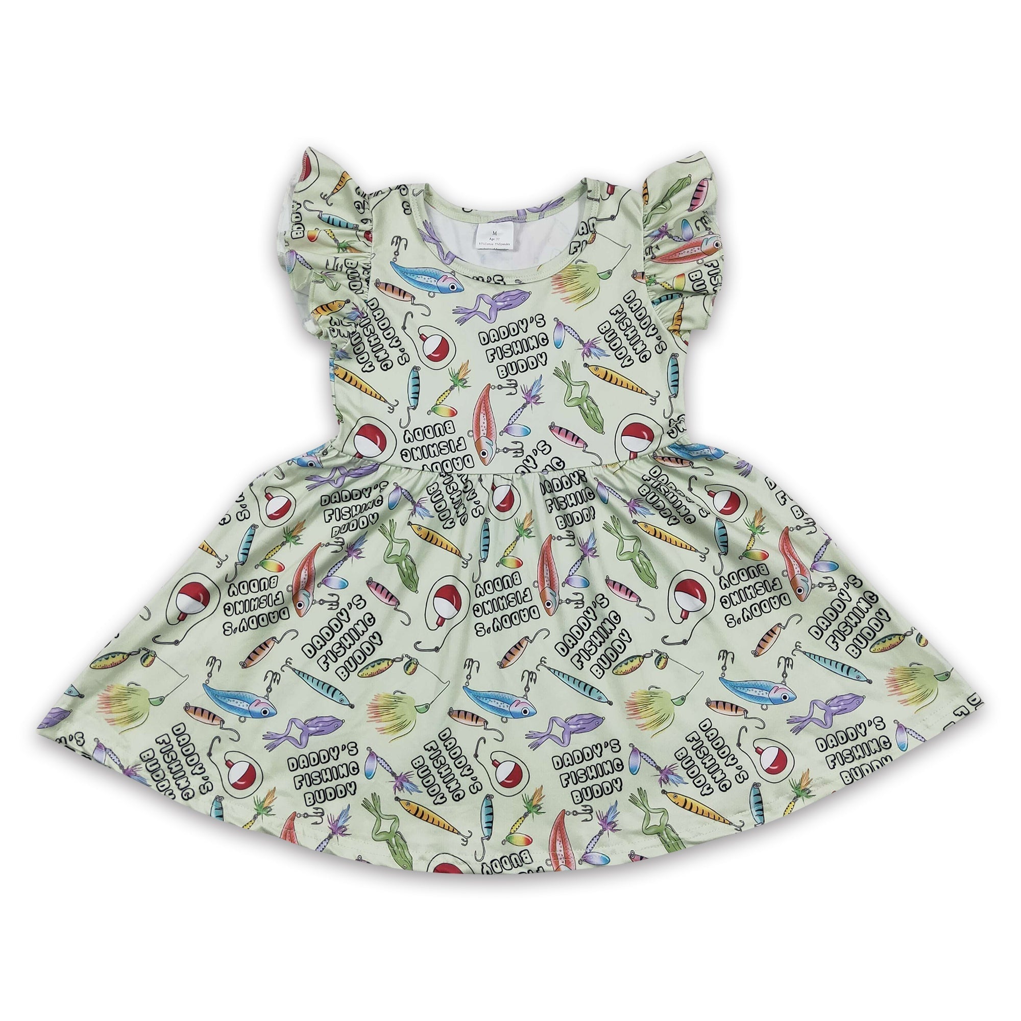 GSD0155 baby girl clothes fishing summer dress-promotion 6.1 $5.5