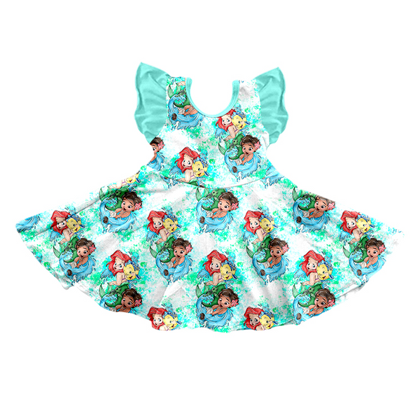 GSD0209 baby girl clothes mermaid dress girl summer dress-promotion 2024.6.29 $5.5