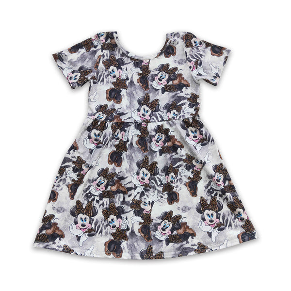 GSD0232 baby girl clothes cartoon short sleeve summer dress-promotion 2024.7.13 $5.5