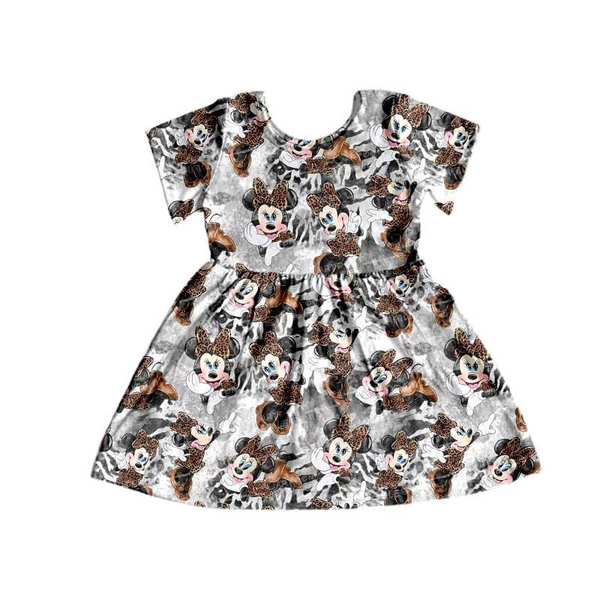 GSD0232 baby girl clothes cartoon short sleeve summer dress-promotion 2024.7.13 $5.5