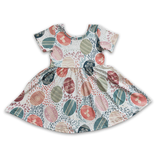 GSD0243 kids clothes girls egg easter dress flower girl dress