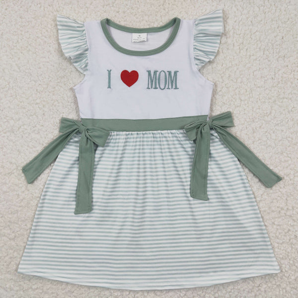 RTS Matching kids clothing embroidery i mom print clothing baby summer clothing-2026.4.18