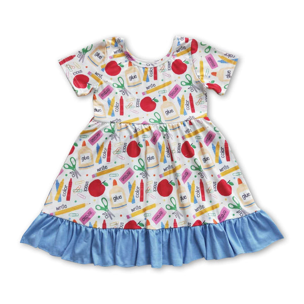 GSD0394 RTS toddler boy clothes back to school dress