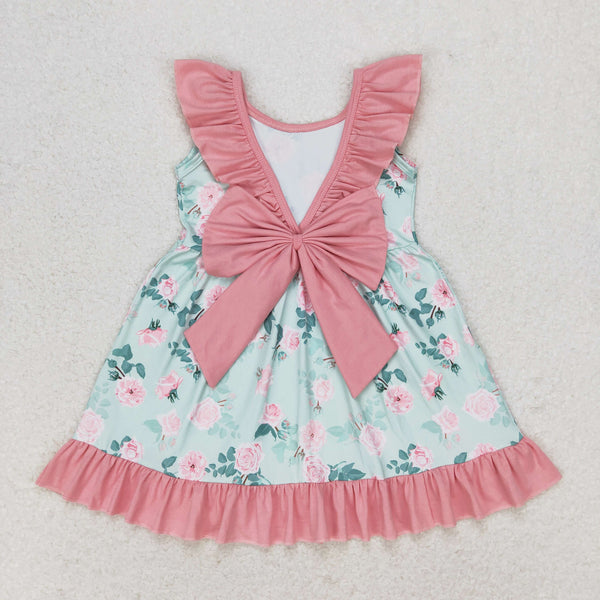 GSD0722 RTS baby girl clothes flower girl summer dress