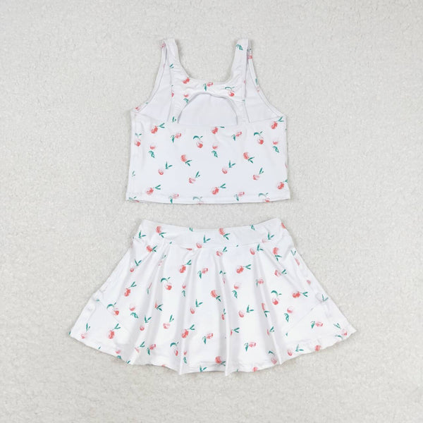 GSD0993 RTS baby girl clothes flower swim suit  toddler girl summer outfits