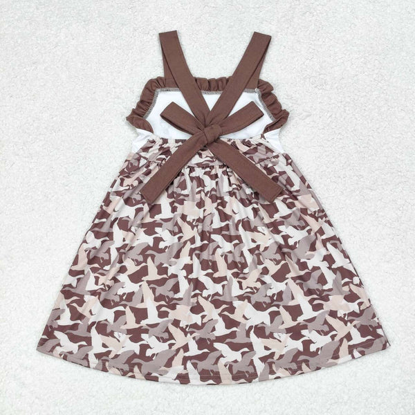 GSD1272 RTS toddler clothes hunting camouflage  baby girl summer dress hunting clothes