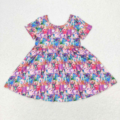 GSD1335 RTS baby girl clothes singer 1989 girl summer dress