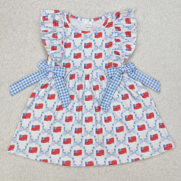 RTS kids matching clothing 4th of July flag kids summer matching clothes