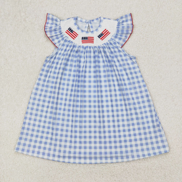 RTS kids matching clothing glag smock clothing 4th of July clothing