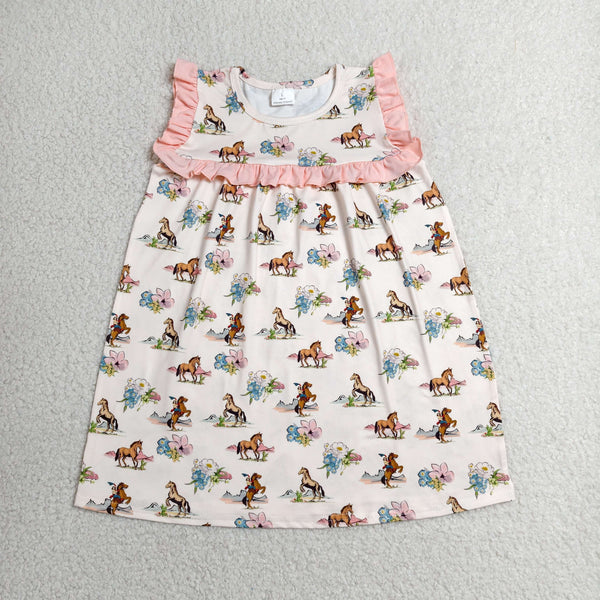 RTS GSD1940 toddler clothes western clothes girl summer dress