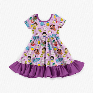 GSD2025 pre-order toddler clothes cartoon girl summer dress-2025.3.4