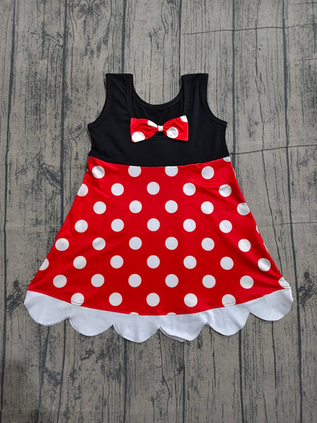 GSD2037 pre-order toddler clothes cartoon mouse girl summer dress-real pic 2026.3.26