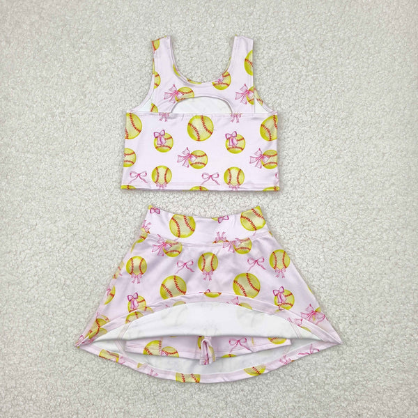 RTS toddler clothes matching clothing balls kids summer yoga clothing